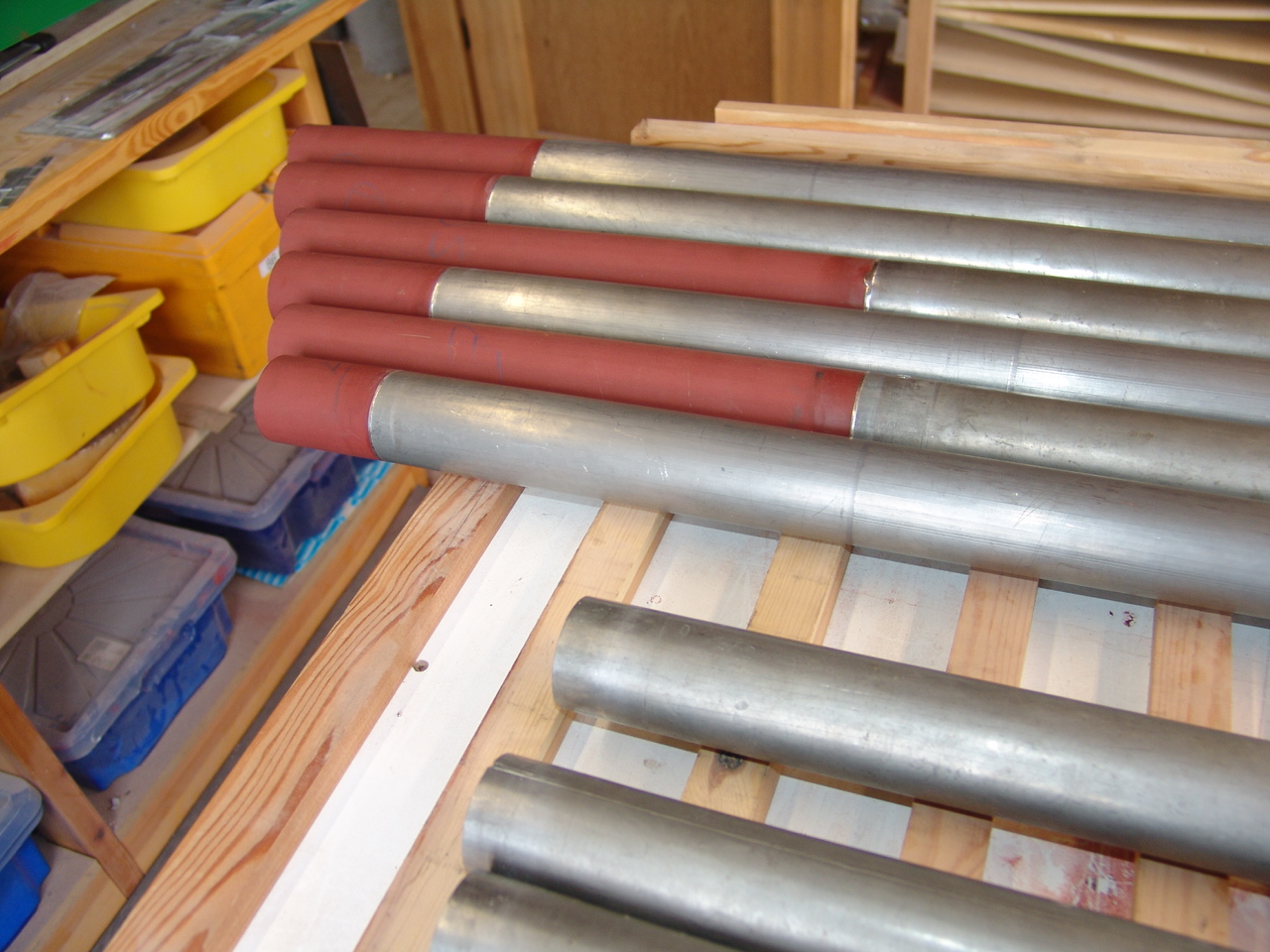 Restaurierung der Metallpfeifen